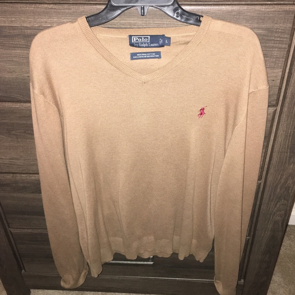 Polo V-Neck Sweater